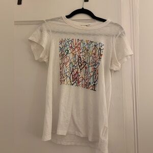Rag & Bone x James Goldcrown Bleeding Hearts graphic tee. EUC
